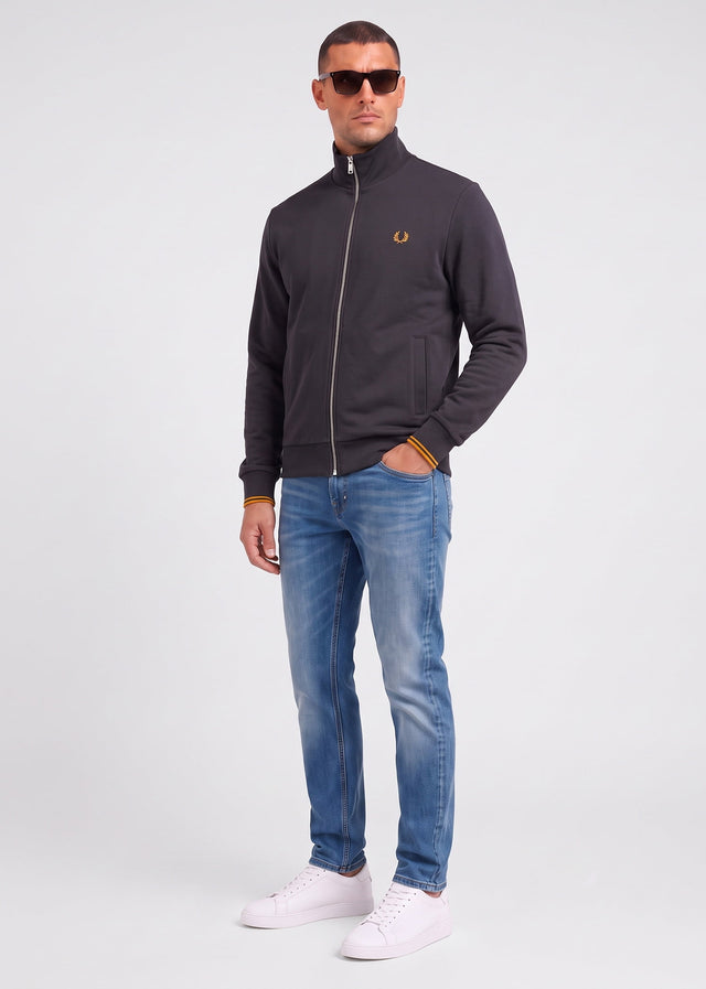 Fred Perry Cardigans Zip through sweatshirt - anchor grey
