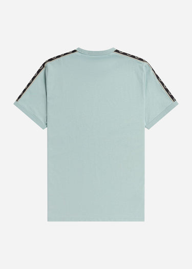 Fred Perry T-shirts Contrast tape ringer t-shirt - slvblu warmgrey