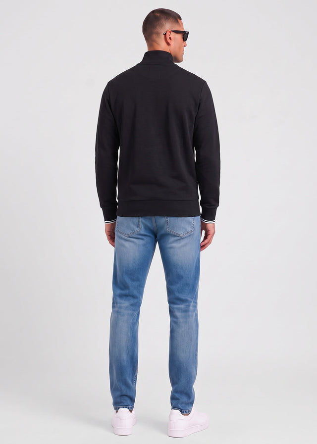 Fred Perry Sweaters Half zip sweat-shirt - black
