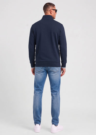 Fred Perry Truien Half zip sweatshirt - navy