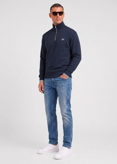 Fred Perry Truien Half zip sweatshirt - navy