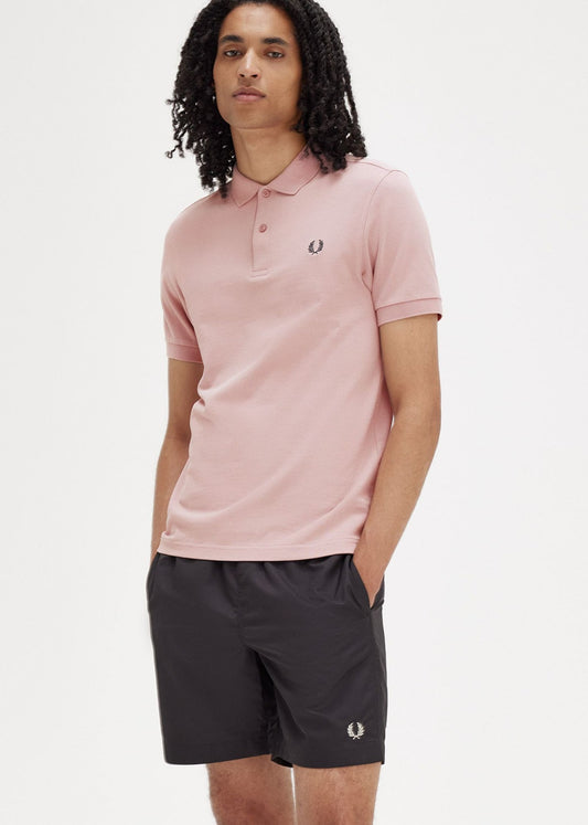 Fred Perry T-shirts  Plain fred perry shirt - dusty rs pink black 