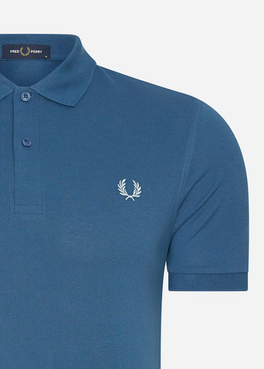Fred Perry Polo's Plain fred perry shirt - mdnghtbl lghice