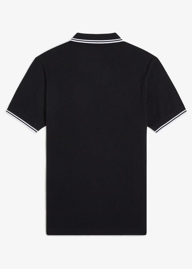 Fred Perry Polos Twin tipped polo - black