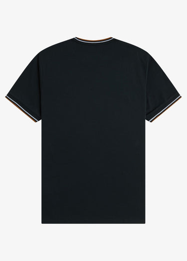 Fred Perry T-shirts Twin tipped t-shirt - night green dusky blue dark caramel