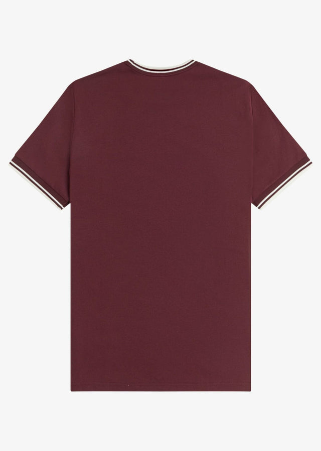 Fred Perry T-shirts Twin tipped t-shirt - oxblood ecru