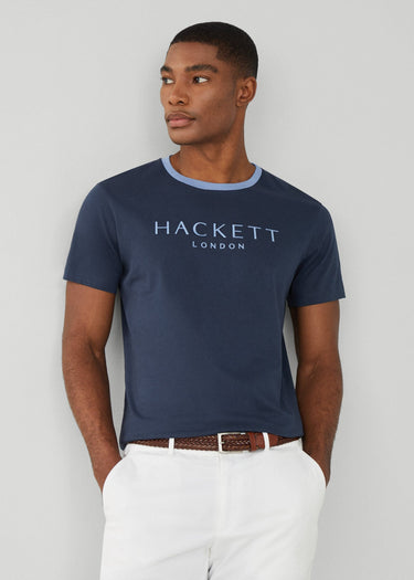 Hackett London T-shirts Heritage classic tee - navy