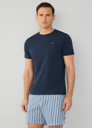 Hackett London T-shirts Swim trim logo tee - navy