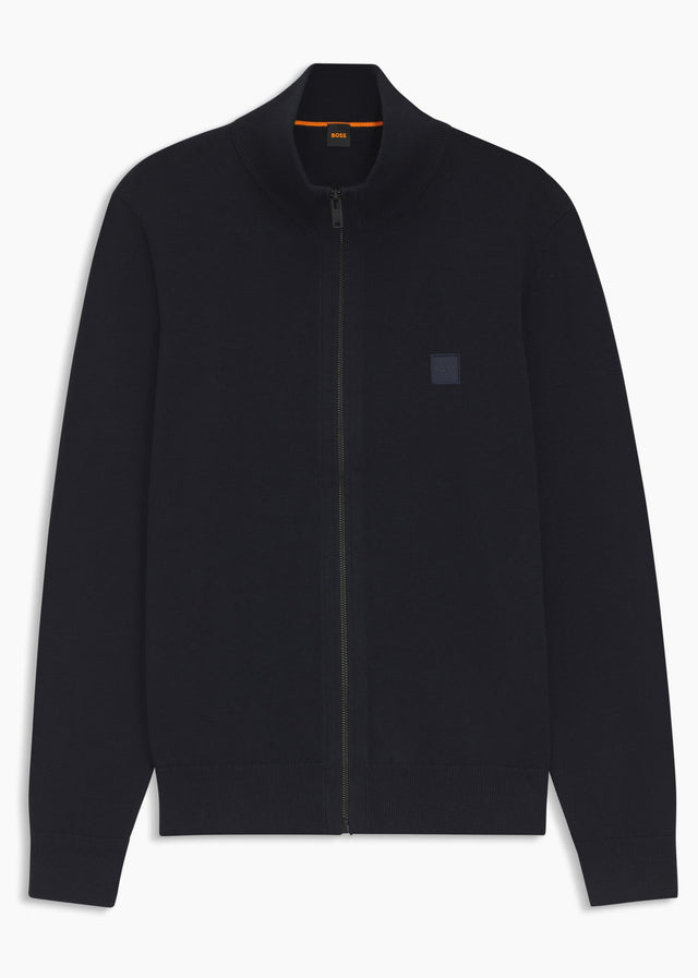 Hugo Boss Sweaters Kanozip s - dark blue
