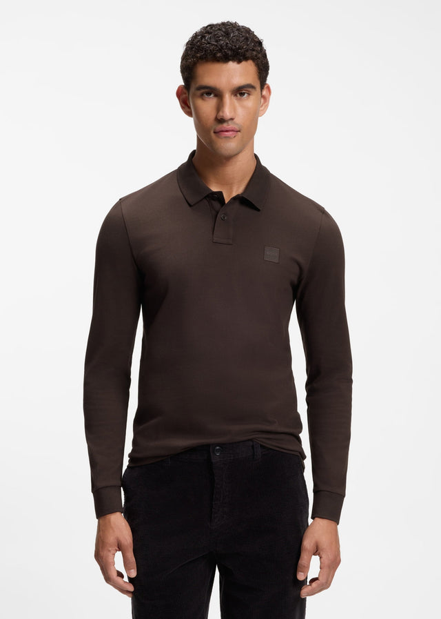 Hugo Boss Polos Passerby - dark brown