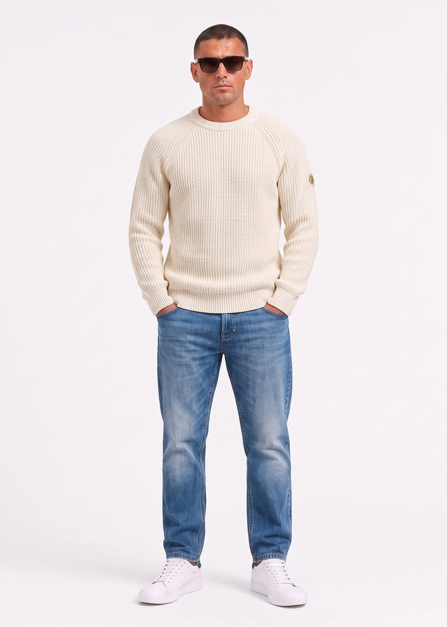 Henri Lloyd Sweaters Golant ribbed crew - ecru