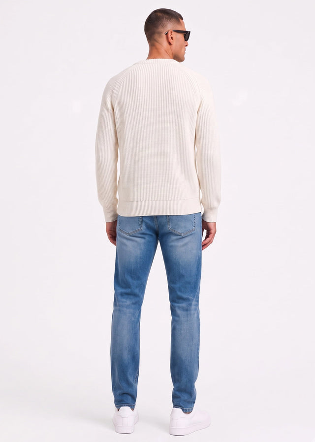 Henri Lloyd Sweaters Golant ribbed crew - ecru