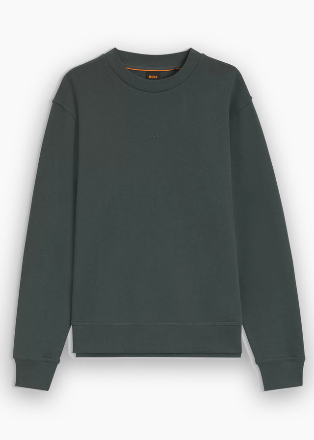 Hugo Boss Sweaters Wesmallcrew - green