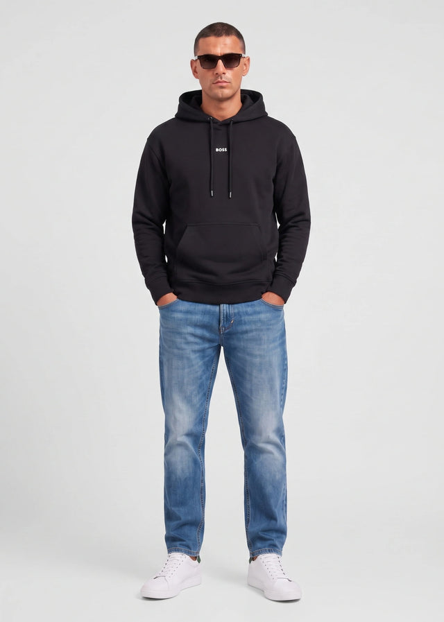 Hugo Boss Hoodies Wesmallhood - black