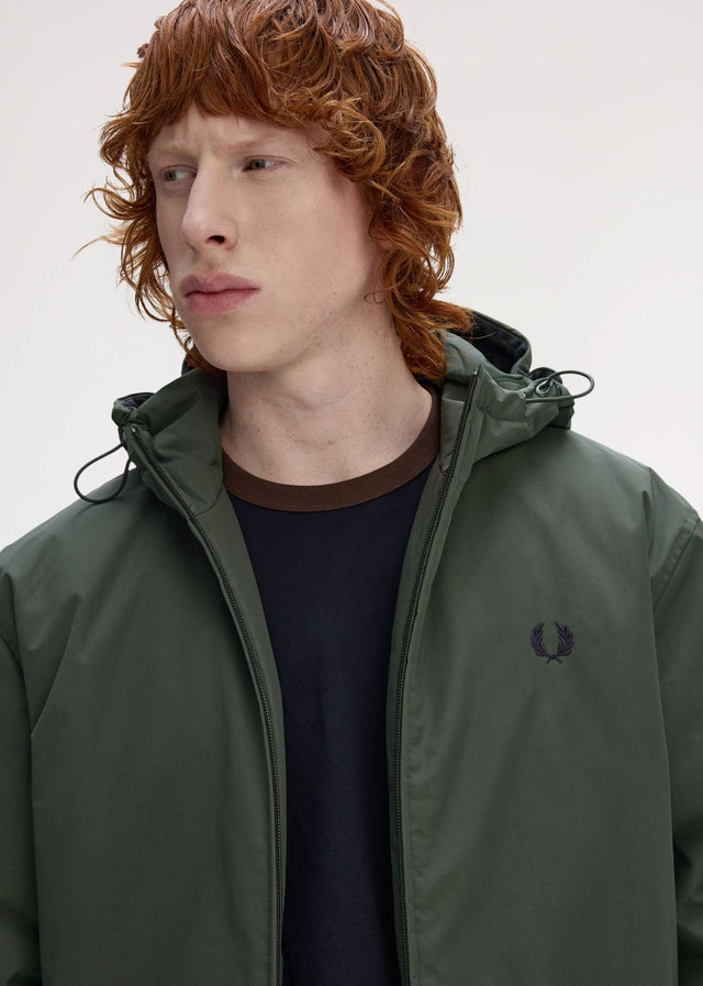 Fred Perry Jackets Hooded brentham jacket - court green