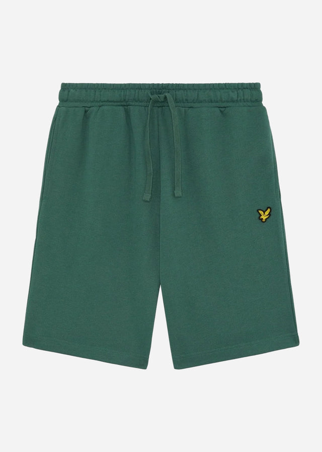 Lyle & Scott Shorts Plain sweat short - everglade
