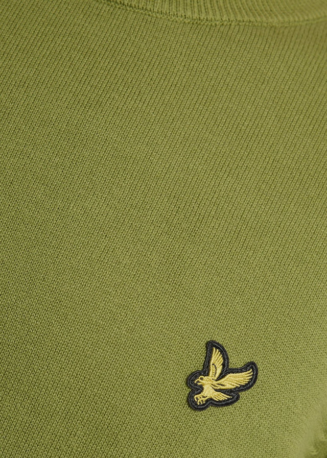 Lyle & Scott Sweaters Cotton crew neck jumper - shrub green