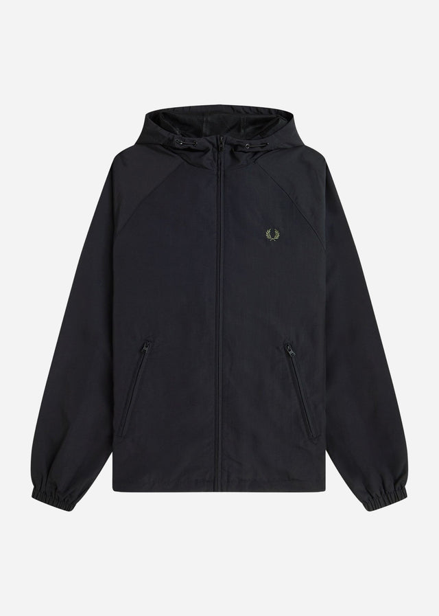 Fred Perry Jackets Hooded shell jacket - black