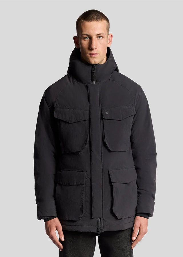 Lyle & Scott Jackets Tactical wadded parka - black ice