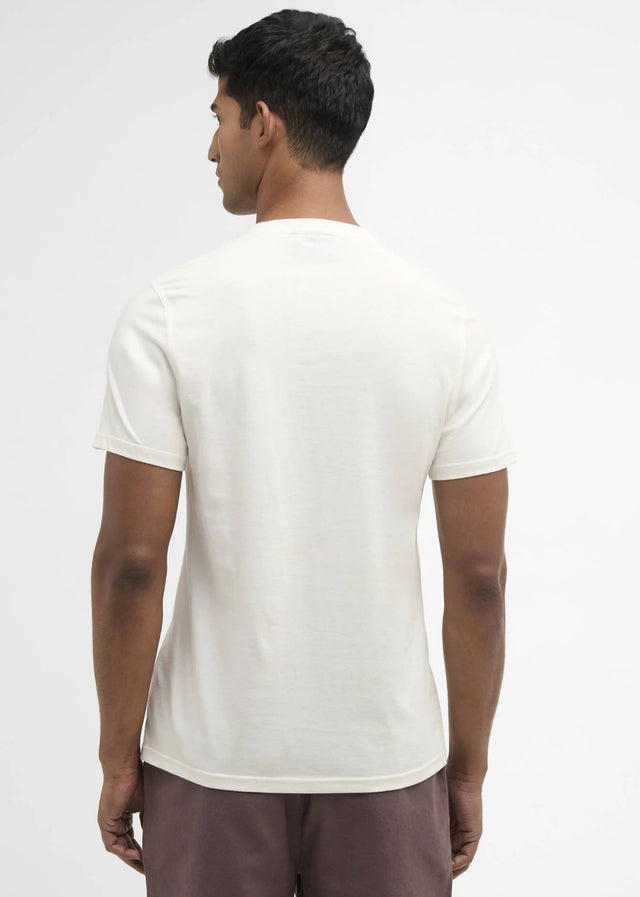 Barbour T-shirts Barbour berwick tartan t-shirt - whisper white