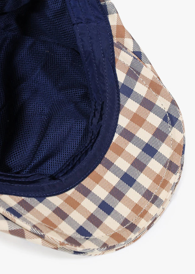 Aquascutum Caps Cotton flat cap - club check