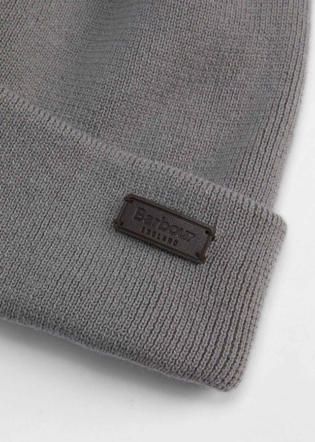 Barbour Scarves Swinton beanie and Galingale scarf gift set - midnight oak