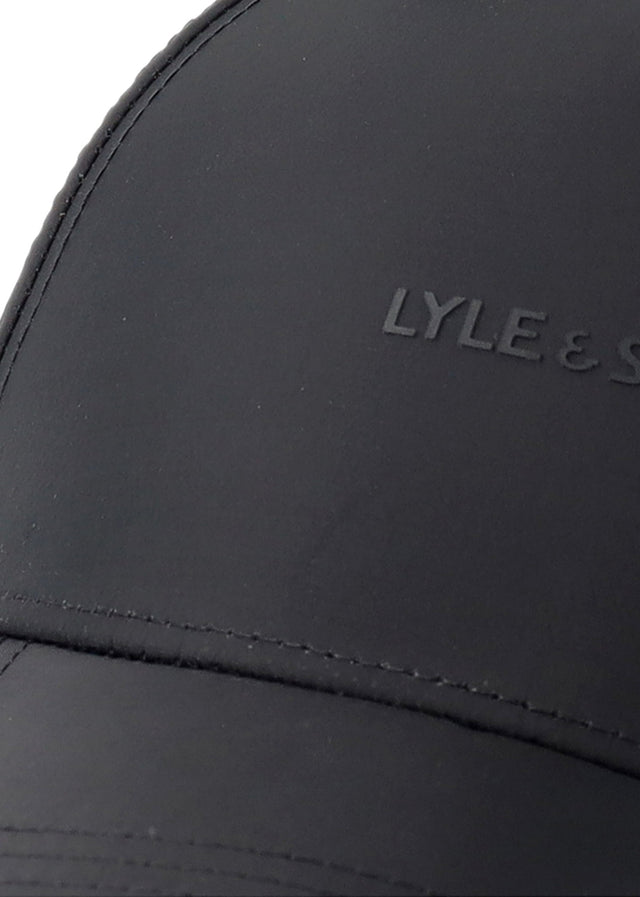 Lyle & Scott Caps Shell fabric cap - jet black