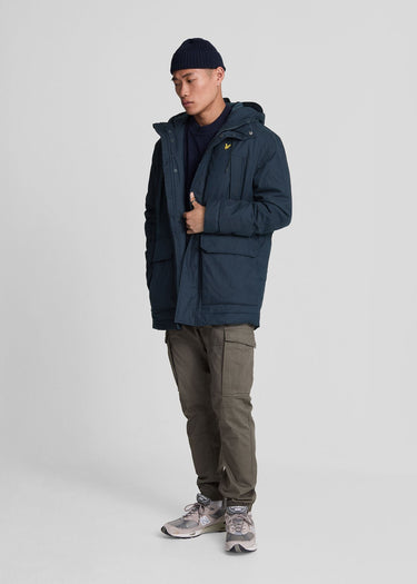 Lyle & Scott Jassen Microfleece parka 2.0 - dark navy