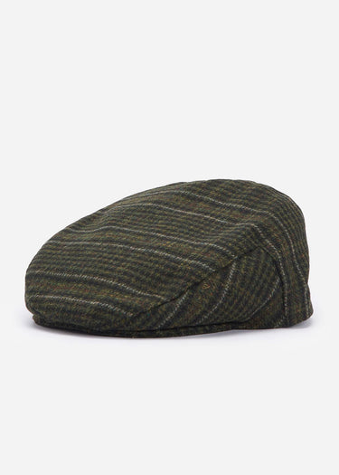 Barbour Petten Wilkin flat cap - olive check
