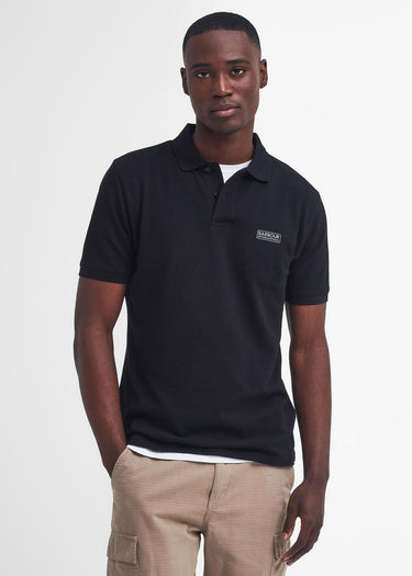 Barbour International Polo's Essential polo shirt - black pewter