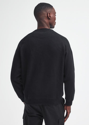 Barbour International Truien Essential crew neck sweat - black pewter