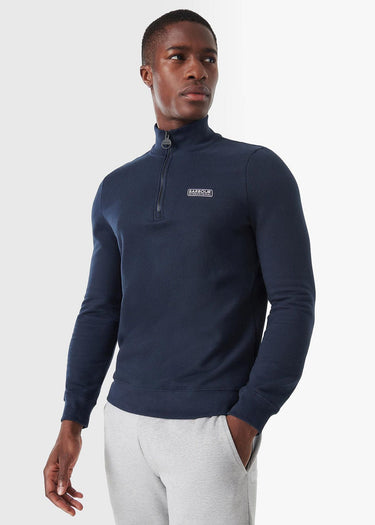 Barbour International Truien Essential half zip sweat - international navy