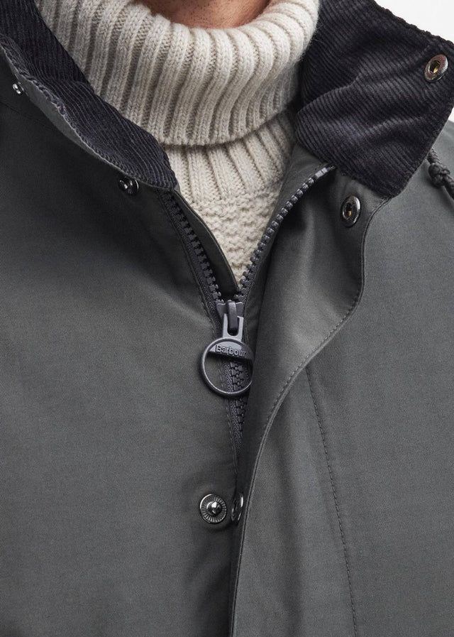 Barbour Jackets Chelsea waterproof mac - charcoal blue granite tartan