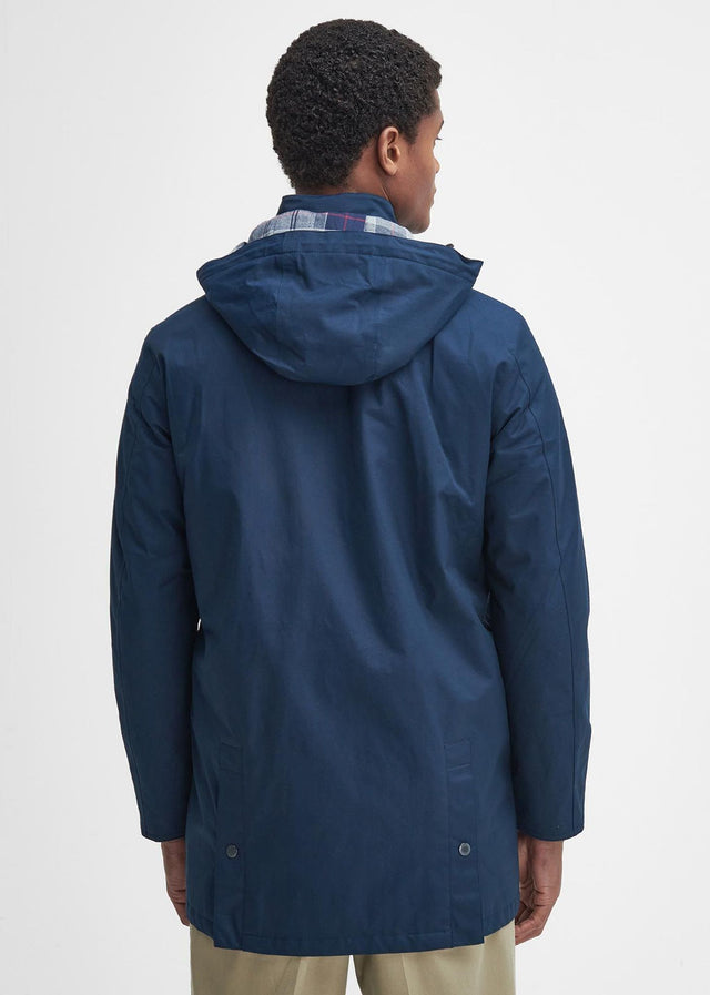 Barbour Jackets Chelsea waterproof mac - navy blue granite tartan