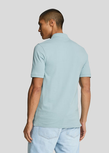 Lyle & Scott Polo's Plain polo shirt - blue smoke