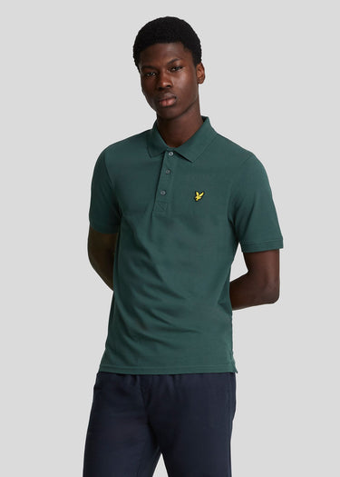 Lyle & Scott Polo's Plain polo shirt - argyle teal