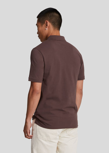 Lyle & Scott Polo's Plain polo shirt - deep mahogany
