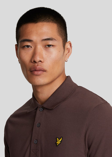 Lyle & Scott Polo's Plain polo shirt - deep mahogany