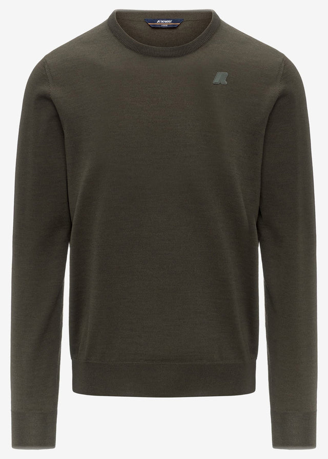K-Way Sweaters Sebastien merino - green blackish