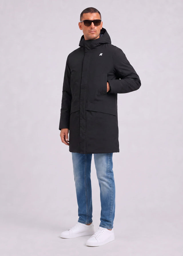 K-Way Jackets Jarno twill marmotta - black p blue a