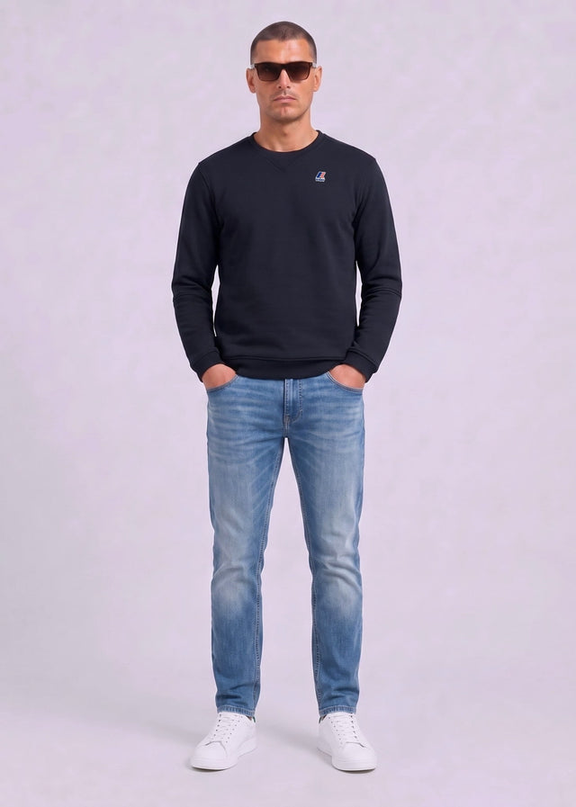 K-Way Sweaters Nael brushed pc - blue depth