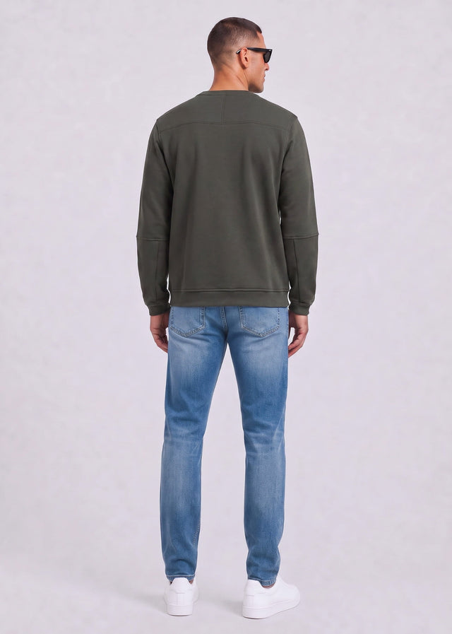 K-Way Sweaters Nael brushed pc - green blackish