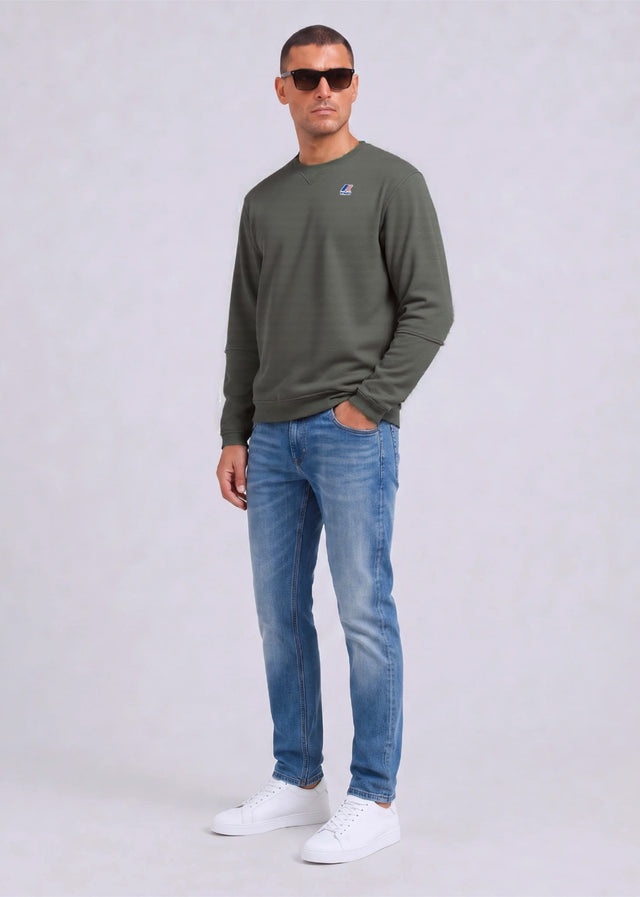 K-Way Sweaters Nael brushed pc - green blackish