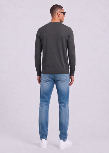 K-Way Sweaters Sebastien merino - grey md mel