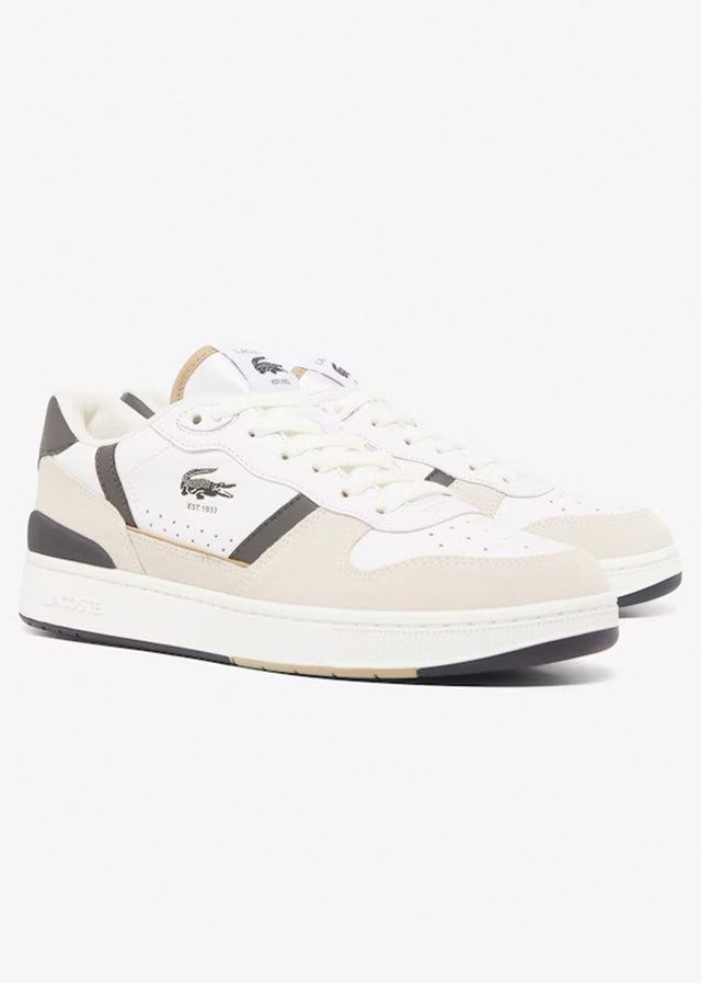 Lacoste Shoes T-clip set - white dark green