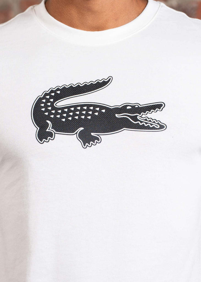 Lacoste T-shirts Lacoste logo t-shirt - white black