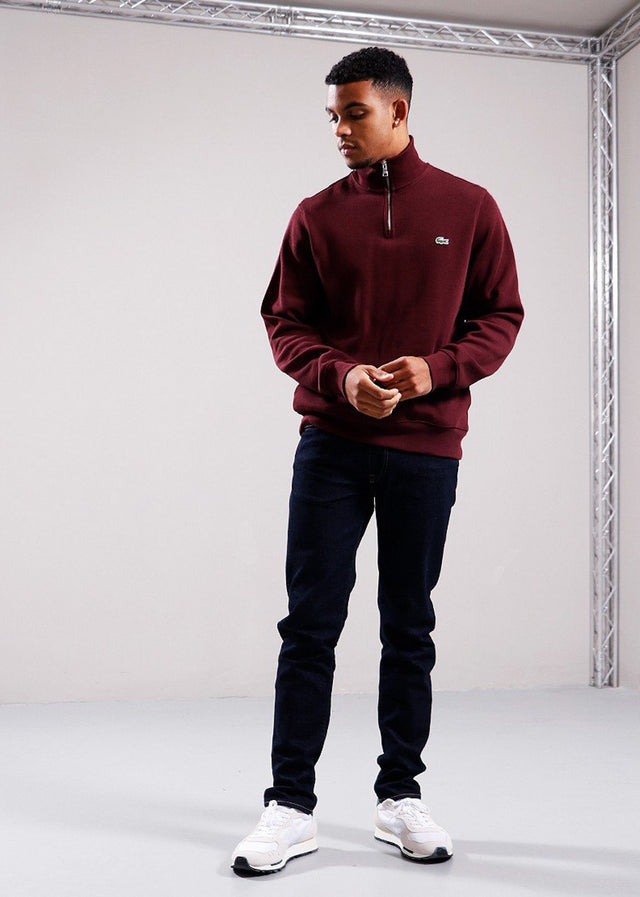 Lacoste Sweaters Sweater half zip - expresso
