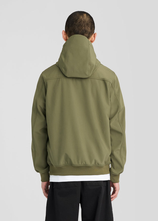 Lyle & Scott Jackets Fleece back softshell jacket - true olive