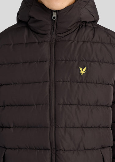 Lyle & Scott Jassen Hooded quilted jacket - jet black