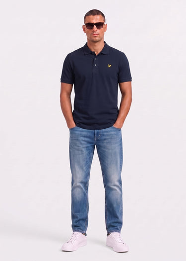 Lyle & Scott Polo's Plain polo shirt - dark navy